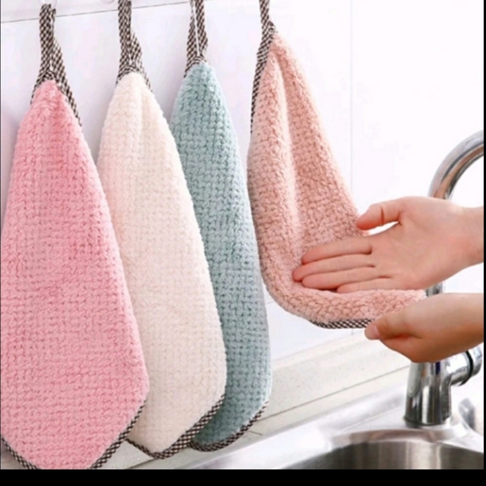 Set of 2- 5pc Random Color Kitchen Absorbent Multipurpose Towels